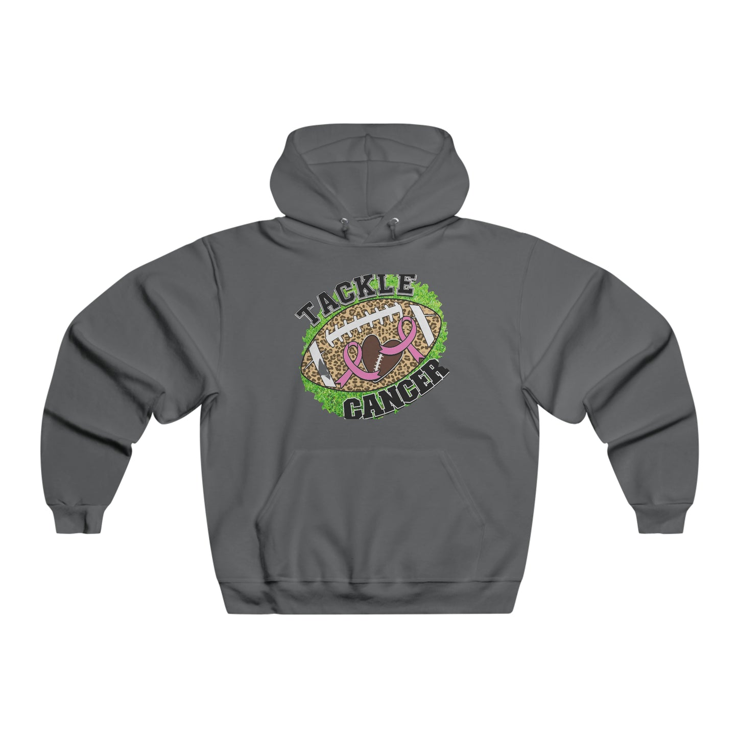 Tackle Cancer (football)- Hooded Sweatshirt