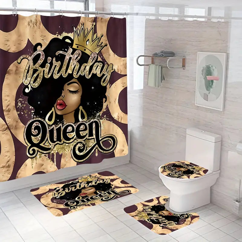 Birthday Queen 4 Designs SHOWER SET