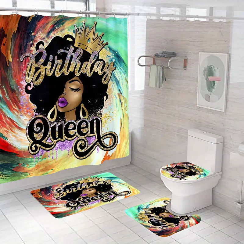 Birthday Queen 4 Designs SHOWER SET