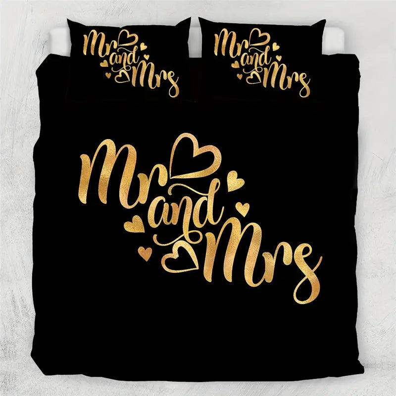 Mrs & Mr.  3 pc Cover Set