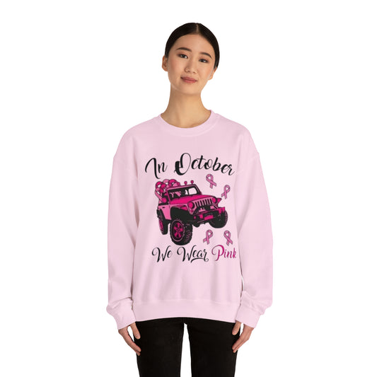 October, we wear Pink Cancer - Sweatshirt