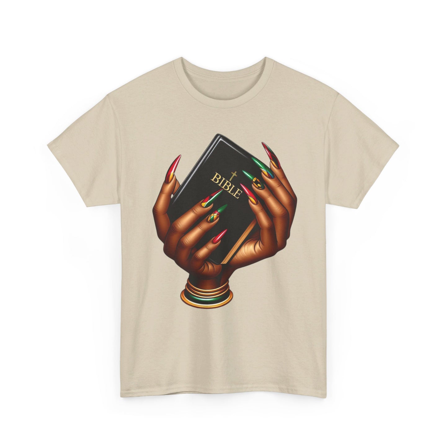 Bible and Hands Cotton Tee