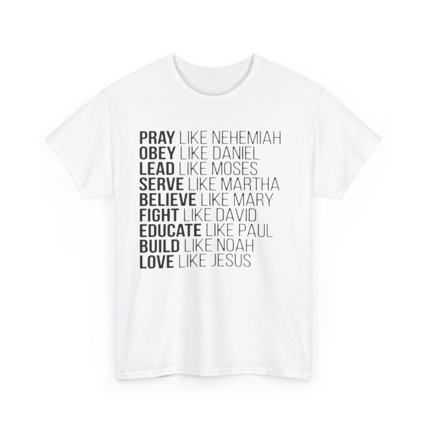 Pray, Love and Obey.  Tee