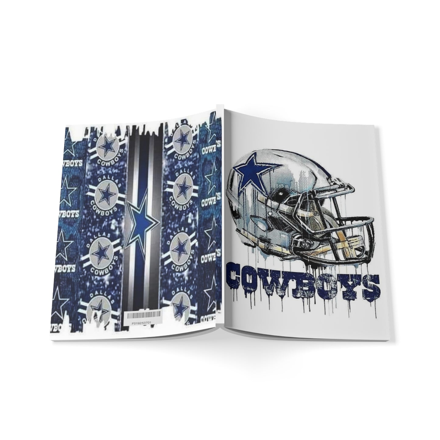 Cowboys Stars and More  - Softcover Notebook