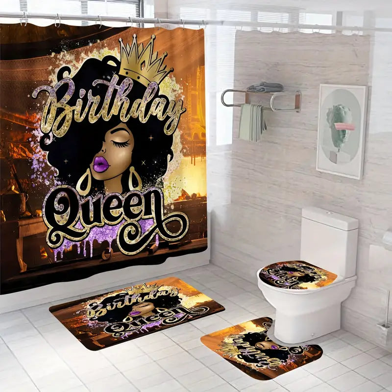 Birthday Queen 4 Designs SHOWER SET