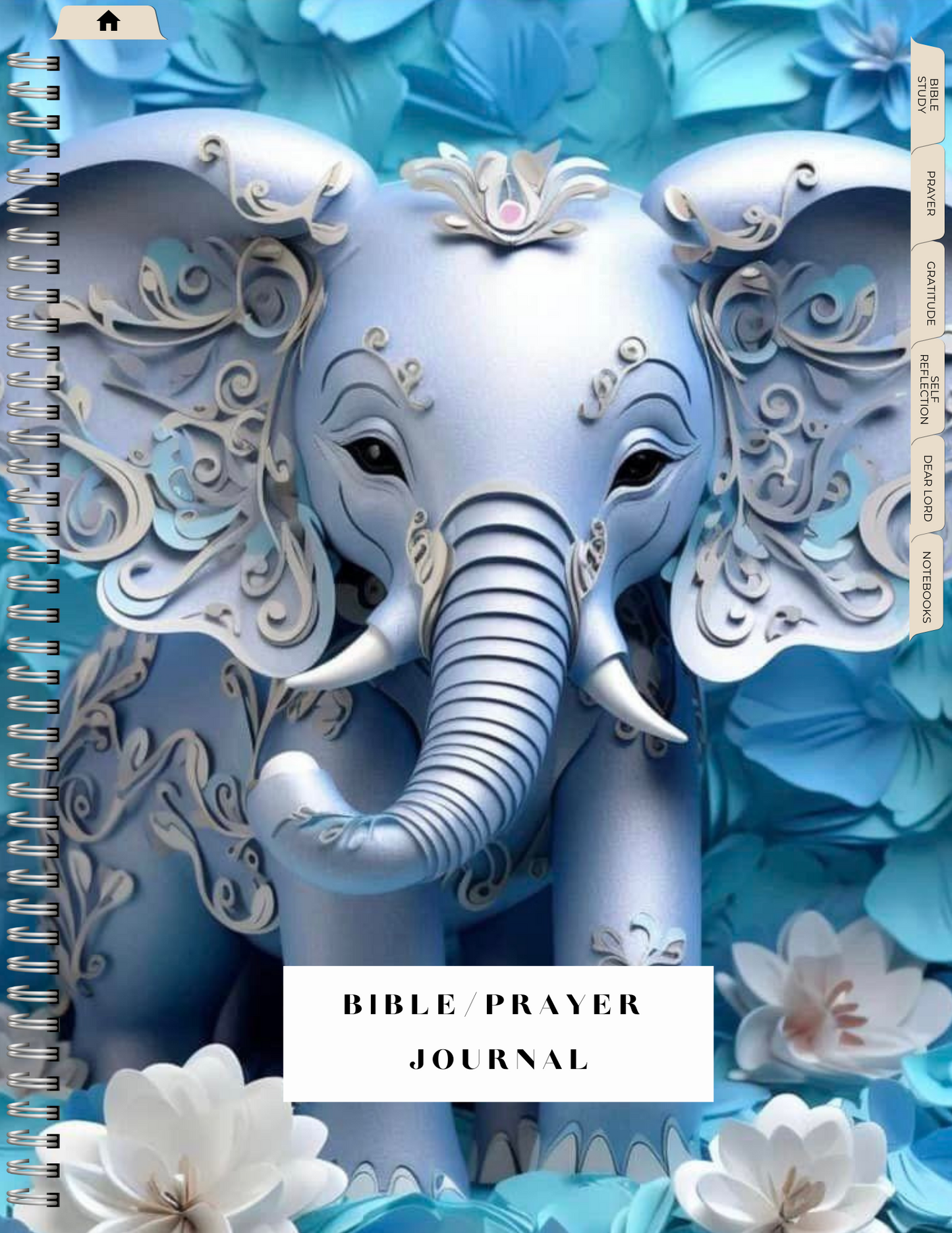 3D White Elephant Bible Study and Prayer Journal