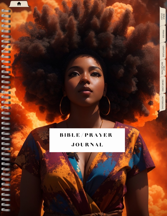 Natural Hair and Fire Bible Study and Prayer Journal