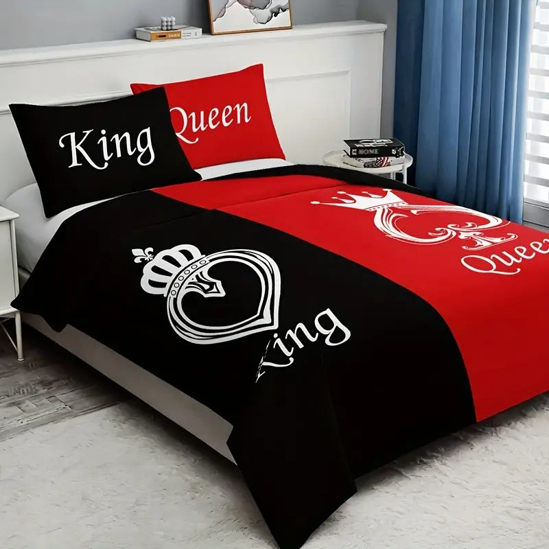 King/Queen 3 pc Cover Set - 3  Different