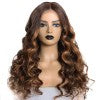 Mixed Highlights Lace Front Wig 150 % density