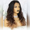 Ombre 3 color (1b,4,27) Lace Front Wig 150 % density