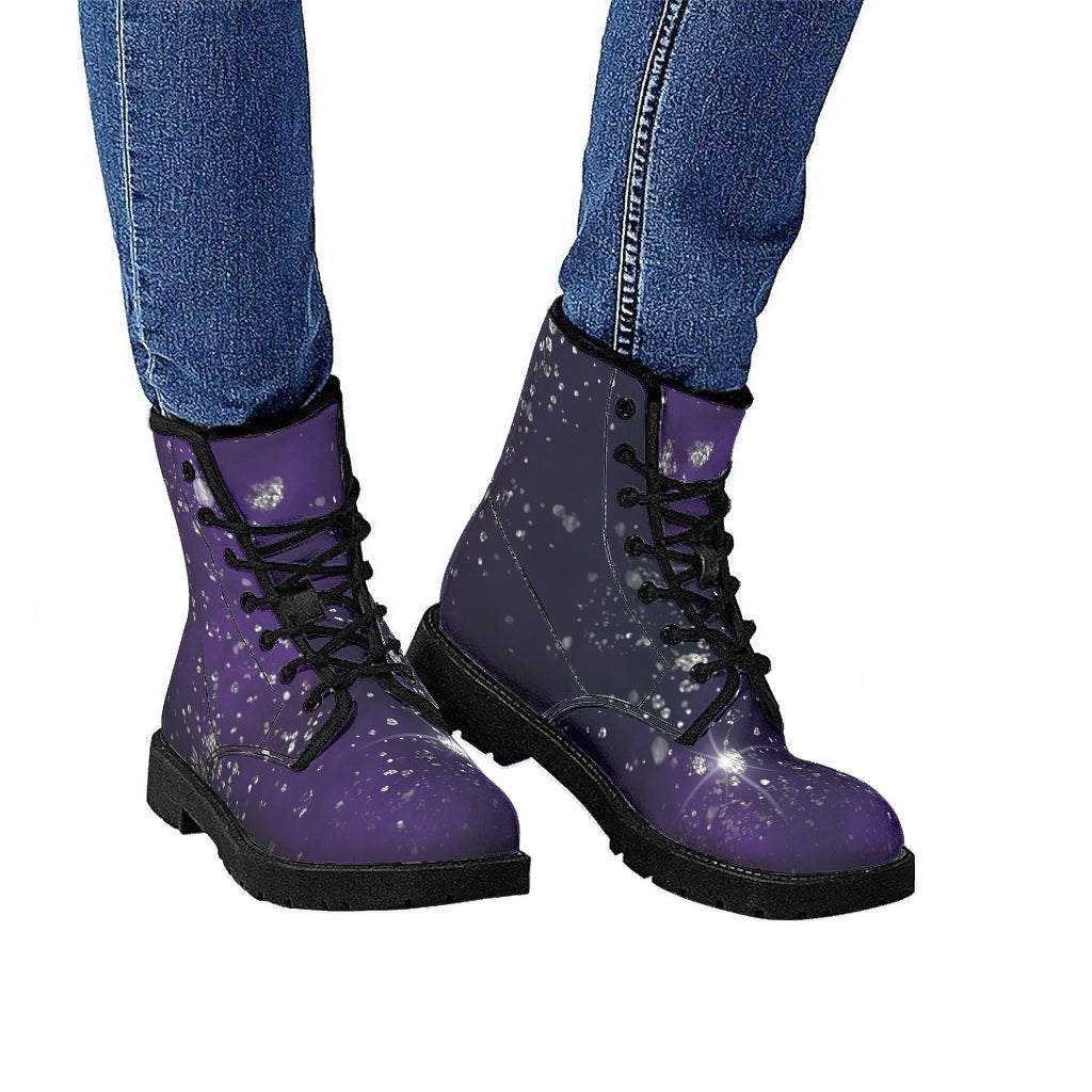 Purple Galaxy Unisex Boots