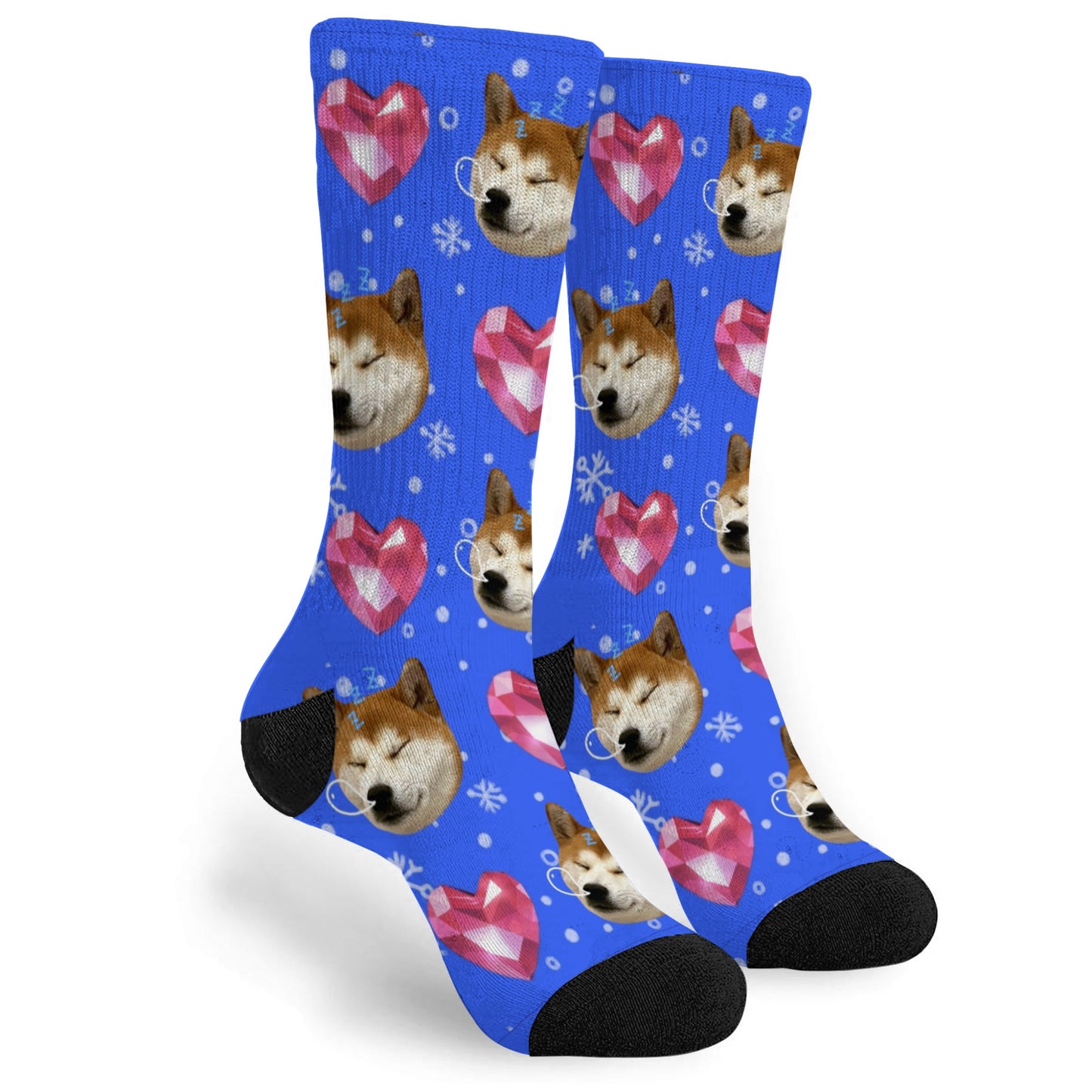 Pet Heart Face Socks