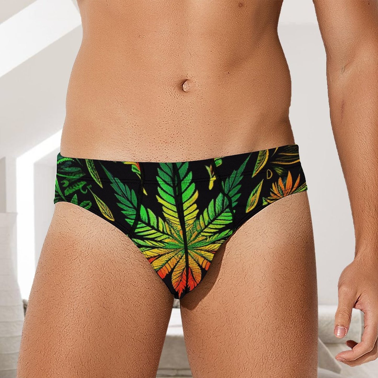 Colorful Flower Men's Briefs