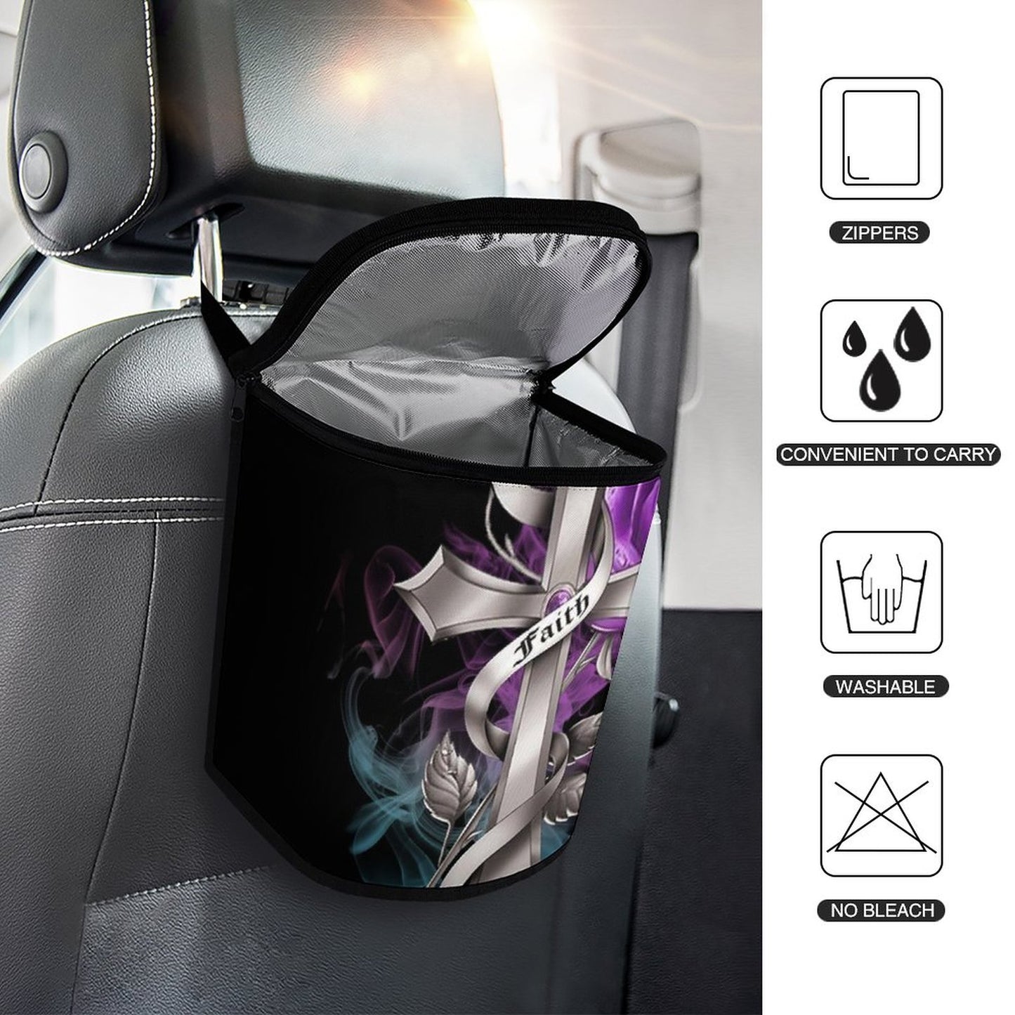 Faith Collapsible Car Trash Bin