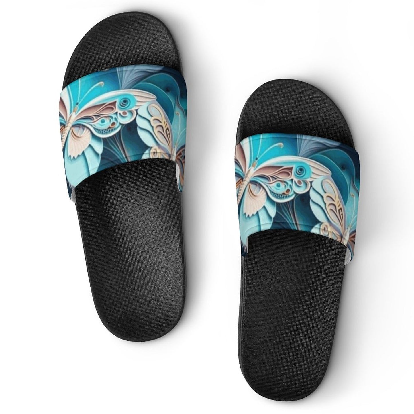 Blue Butterfly Casual Unisex Slippers