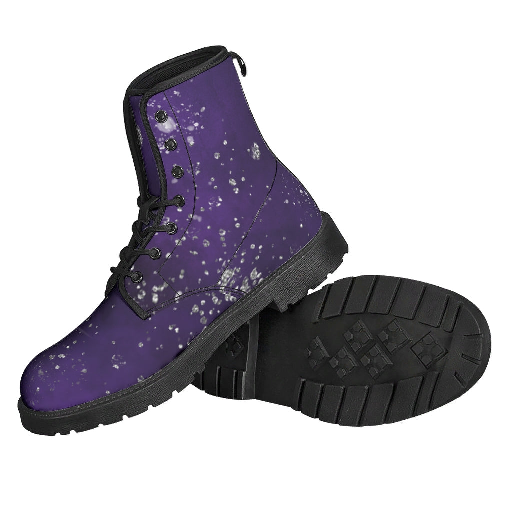 Purple Galaxy Unisex Boots