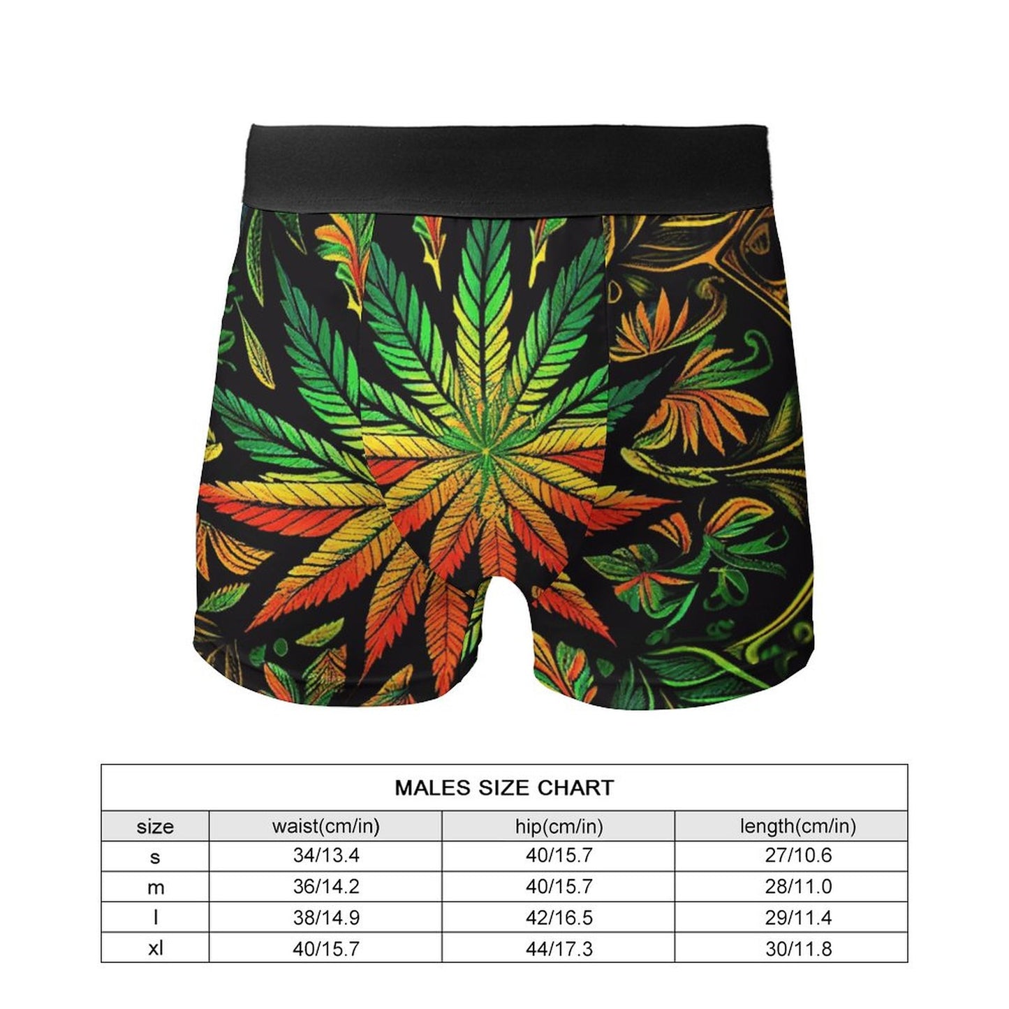 Colorful Flower Men's Underwear Boxer Briefs