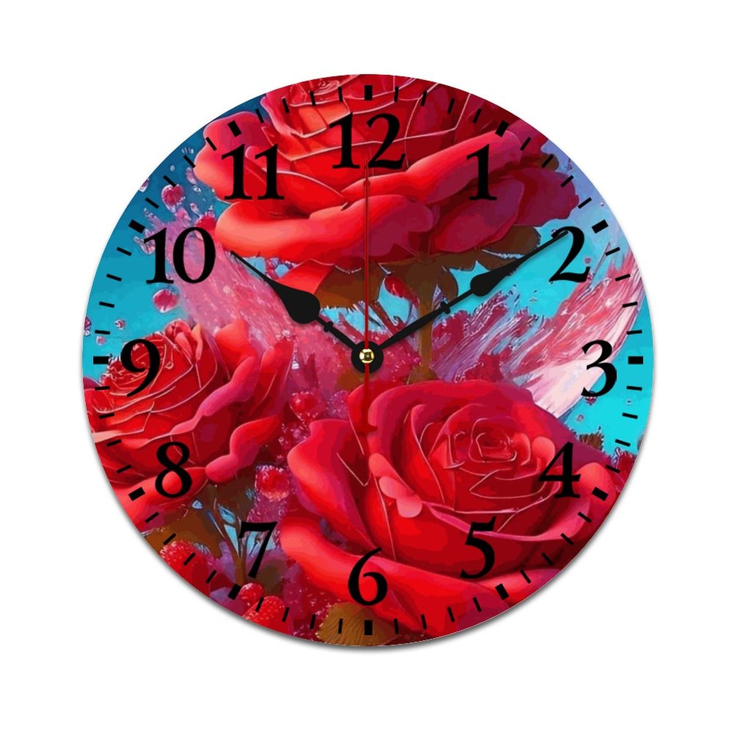 Wooden Wall Clock-9.84"x9.84"/ 25x25cm