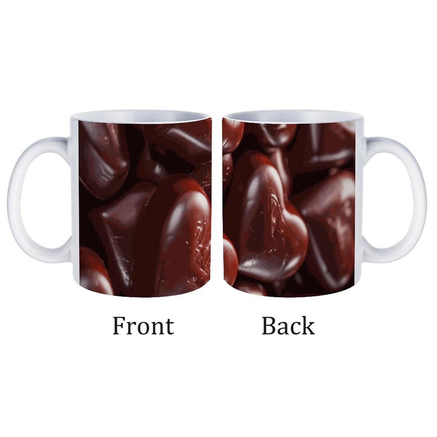 Chocolate White Mug (All-Over Printing)