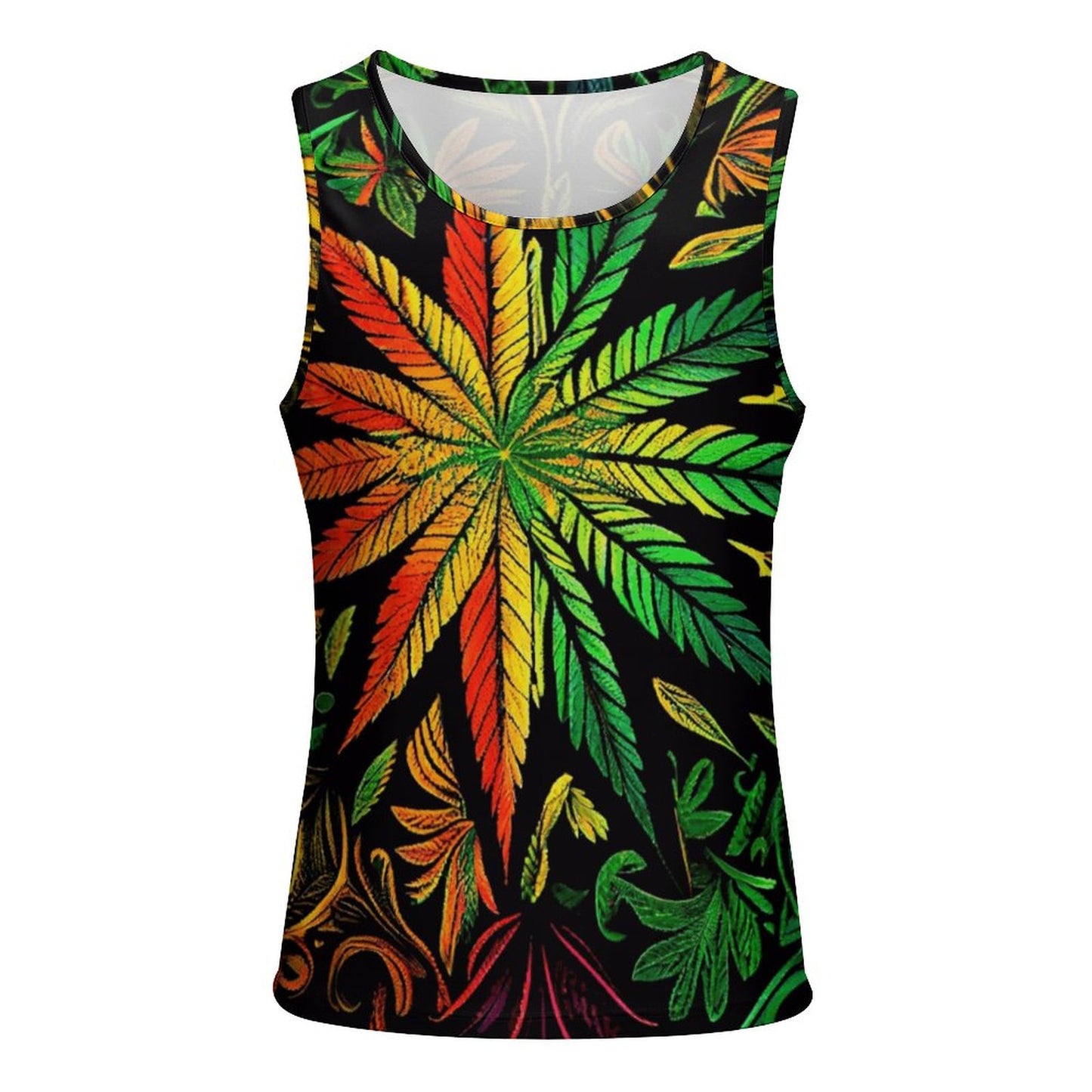 Colorful Flower Men's Printed Vest