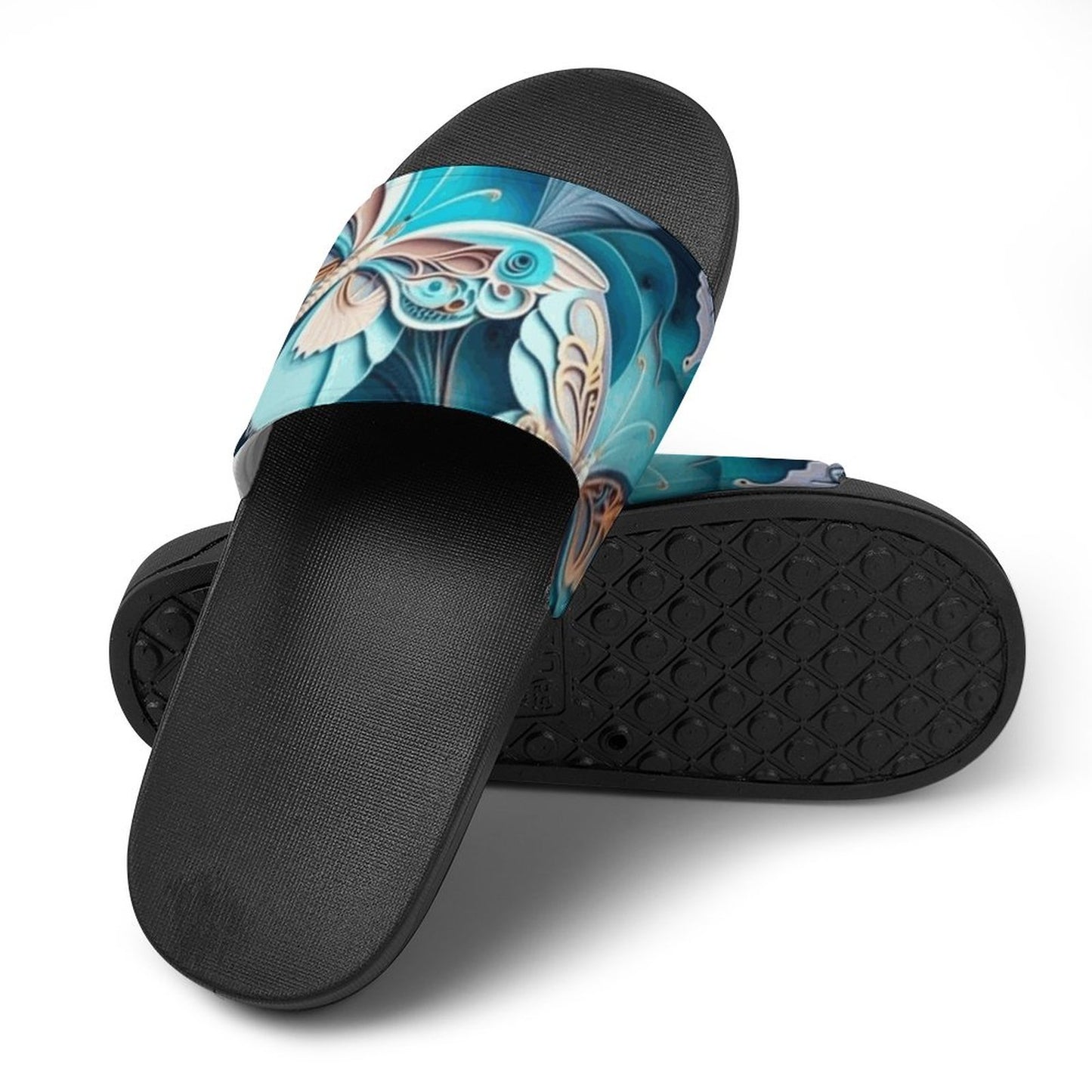 Blue Butterfly Casual Unisex Slippers