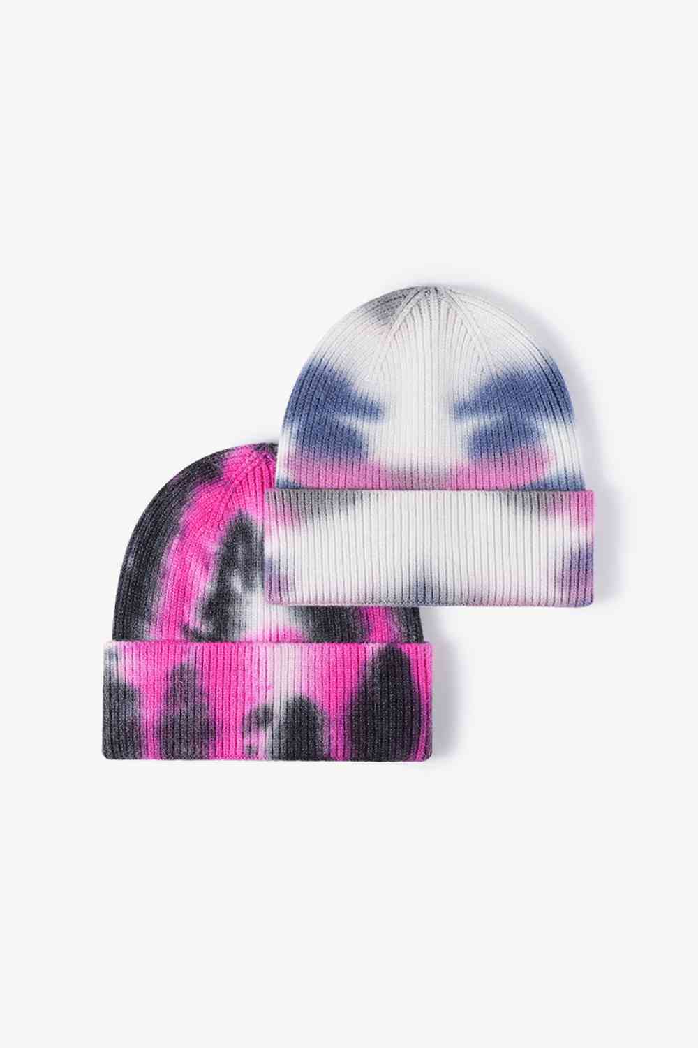 Tie-Dye Cuffed Knit Beanie