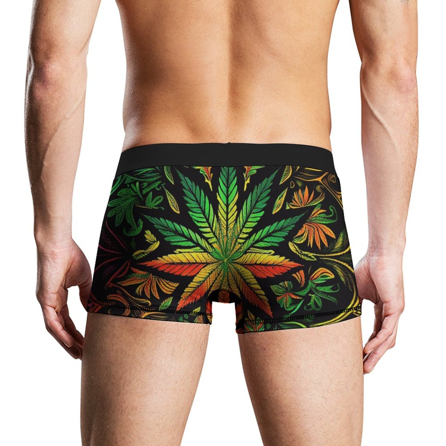 Colorful Flower Silk Men's Underwear