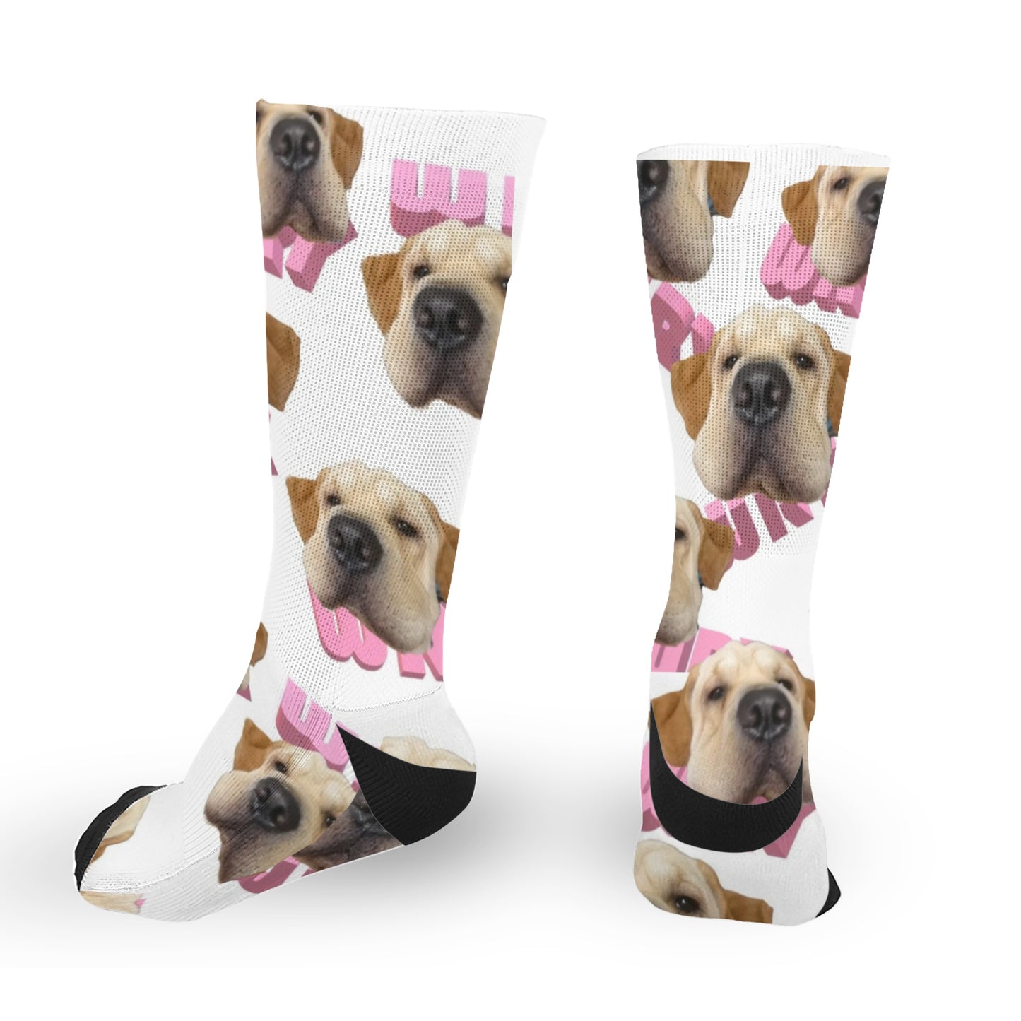 Personalized Dog Face Photo Socks