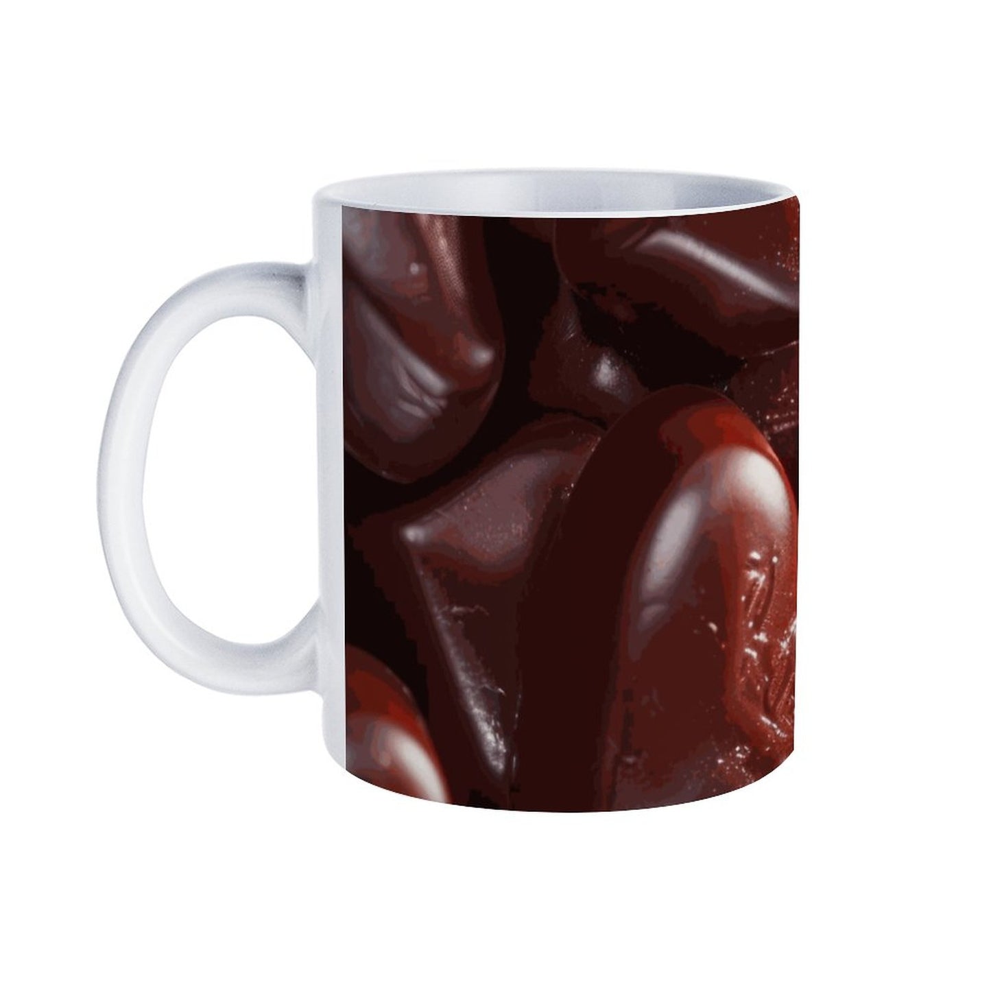 Chocolate White Mug (All-Over Printing)