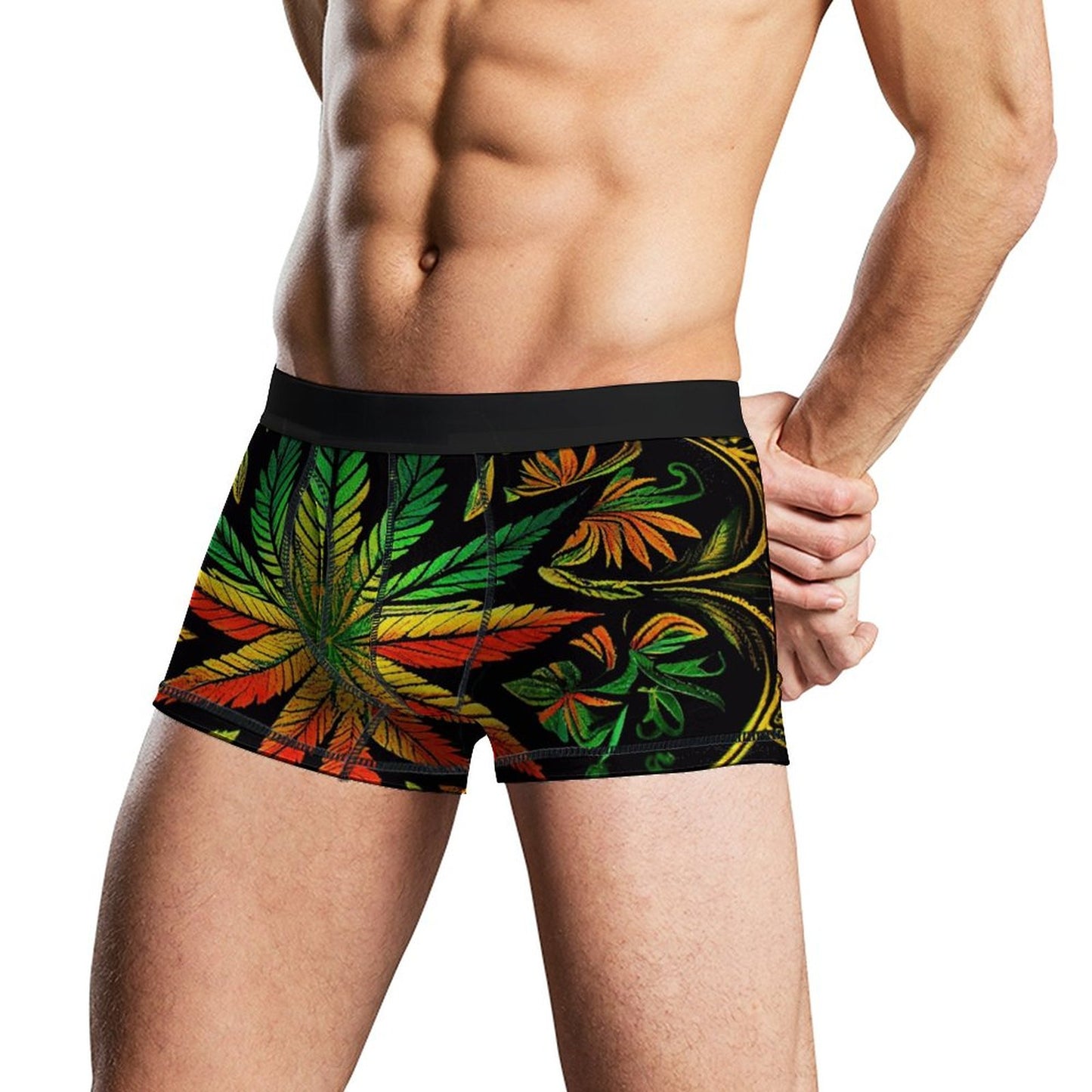 Colorful Flower Silk Men's Underwear