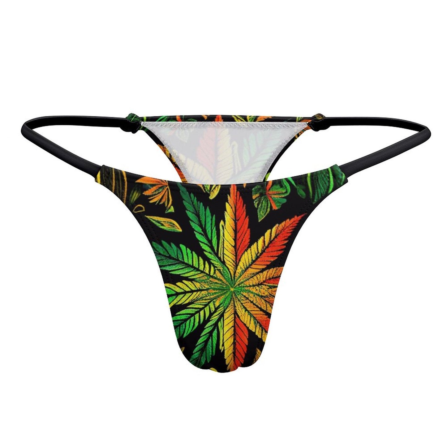 Colorful Flower Thong Panties