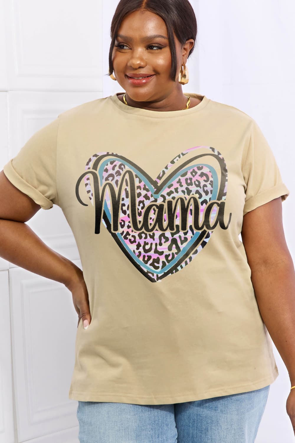 Simply Love Full Size MAMA Graphic Cotton Tee