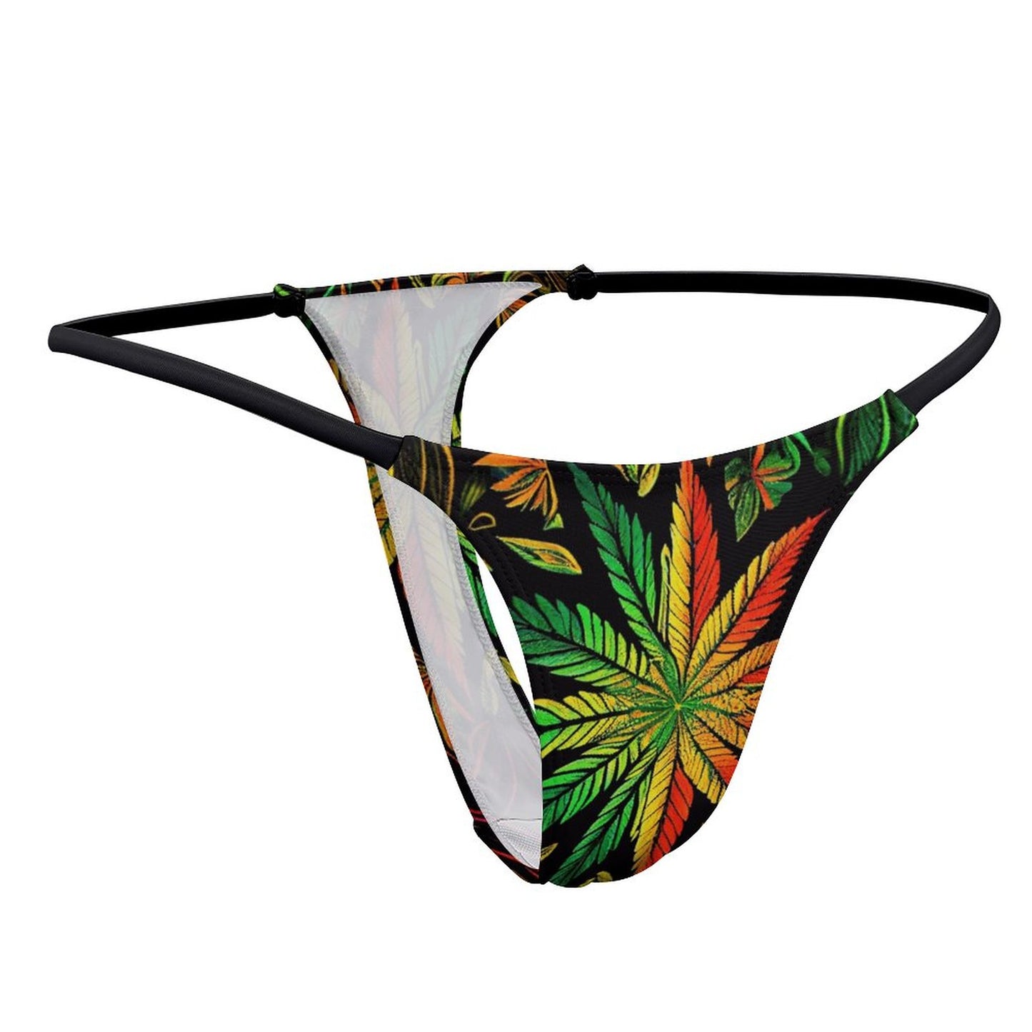 Colorful Flower Thong Panties