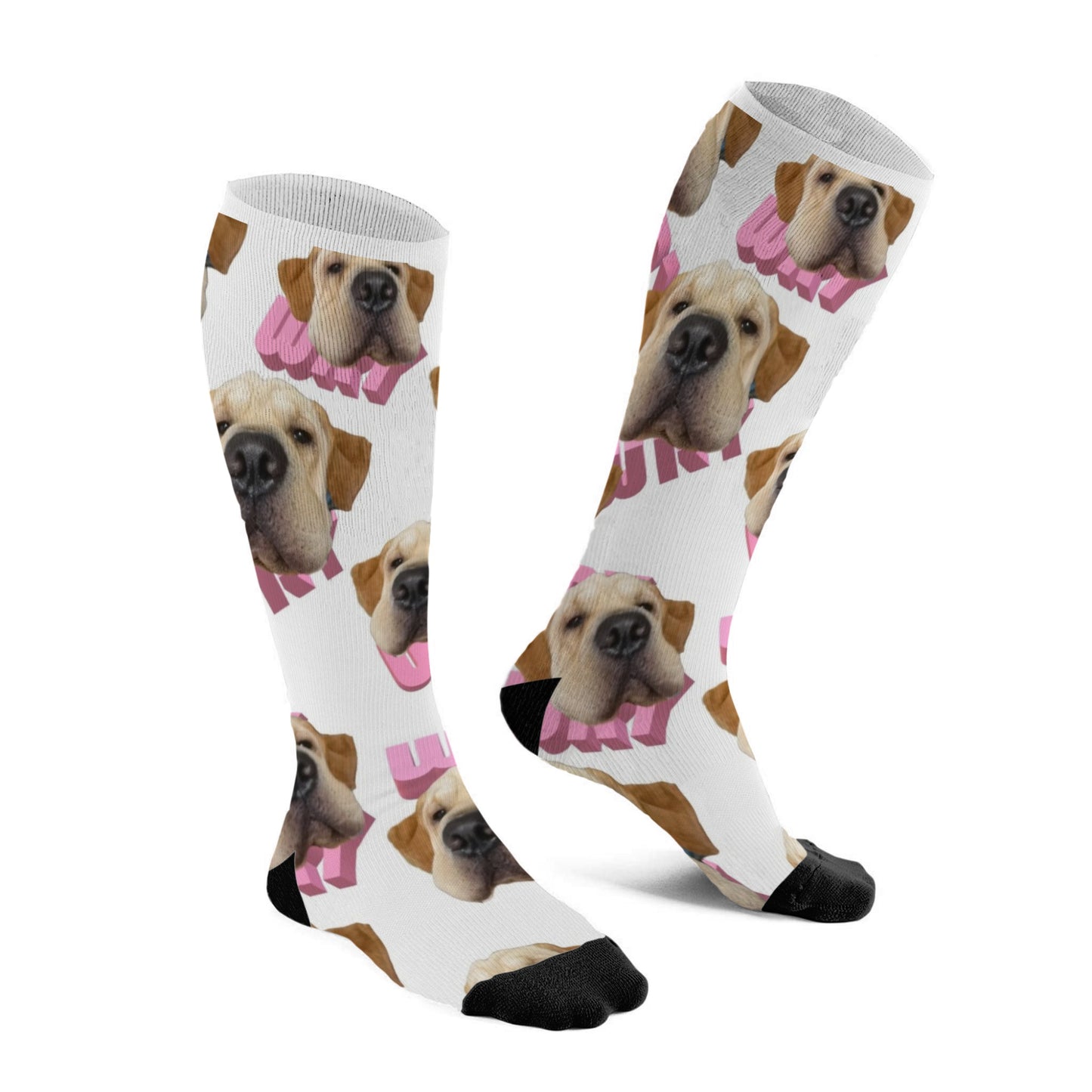 Personalized Dog Face Photo Socks