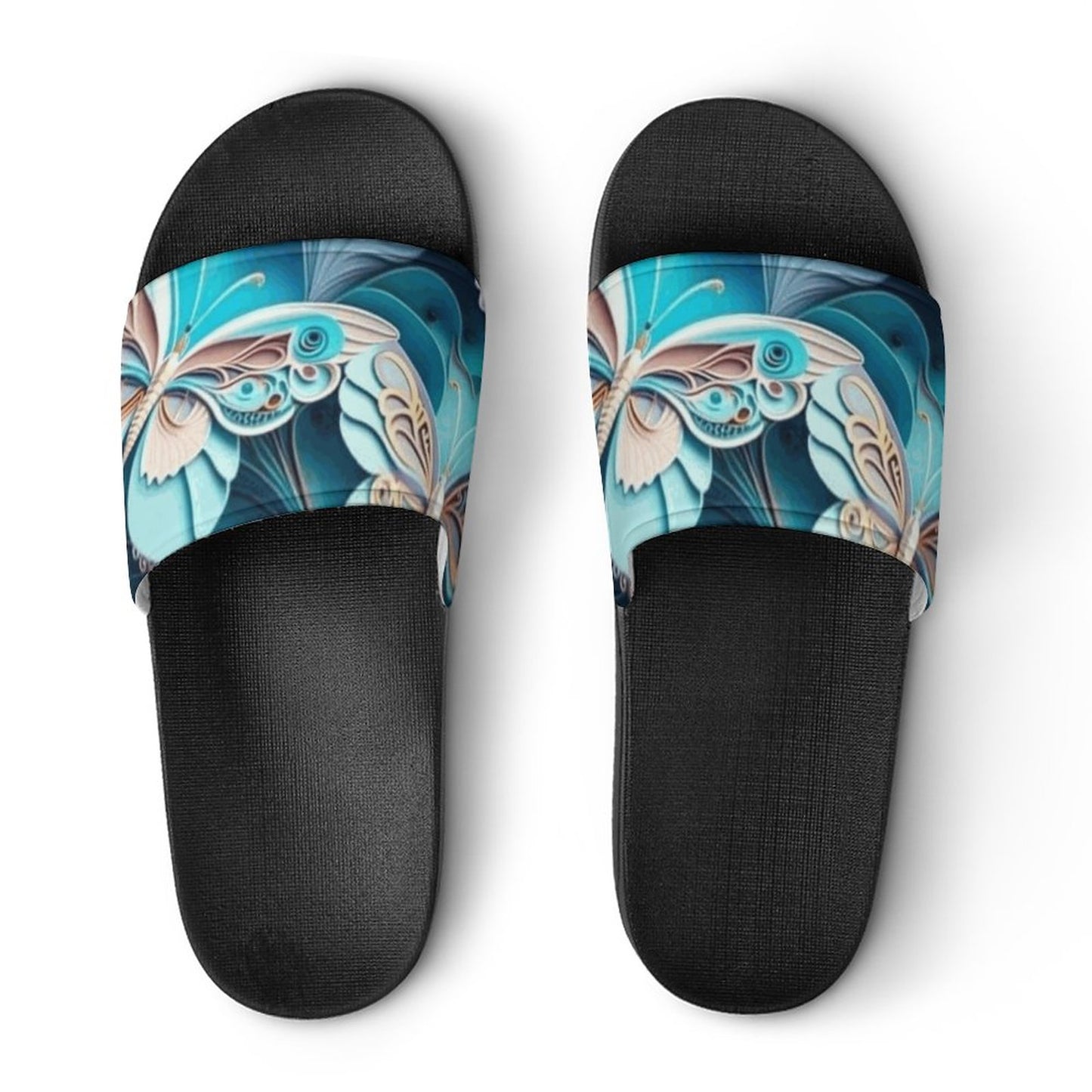 Blue Butterfly Casual Unisex Slippers