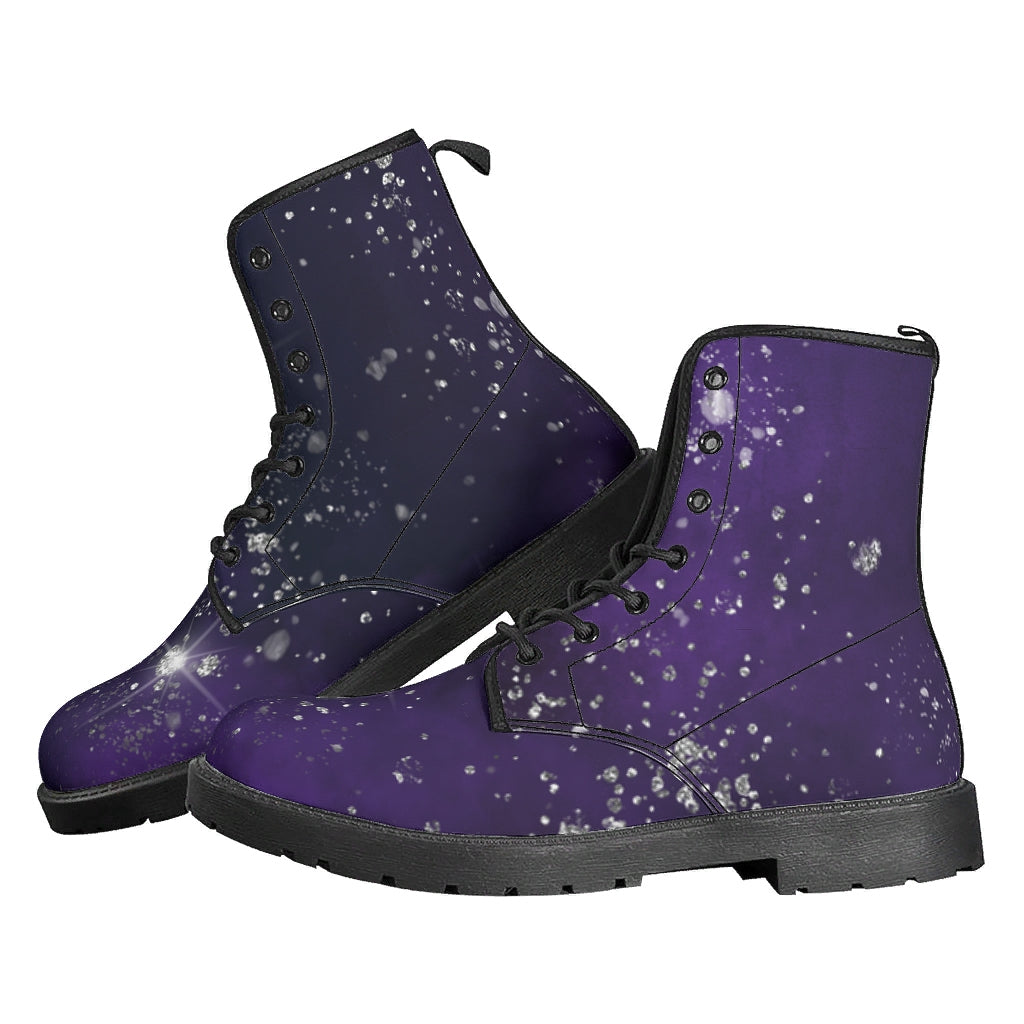 Purple Galaxy Unisex Boots