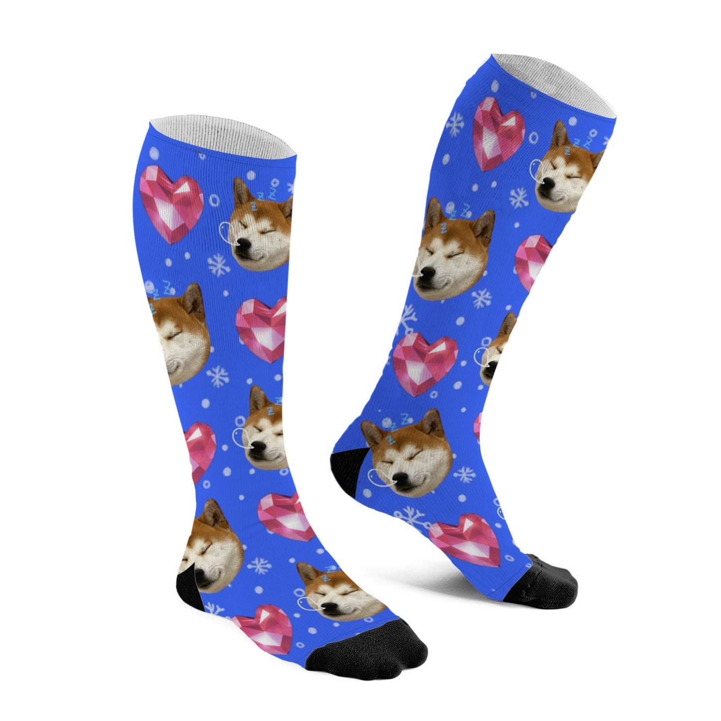 Pet Heart Face Socks