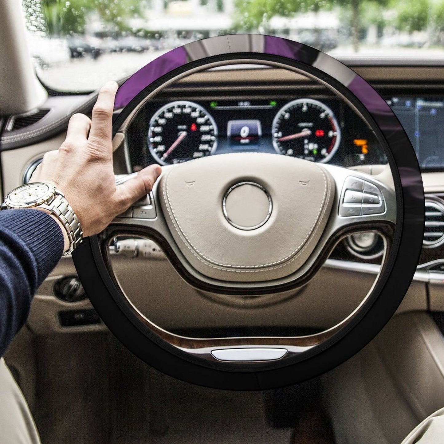 Faith Car Steering Wheel Cover