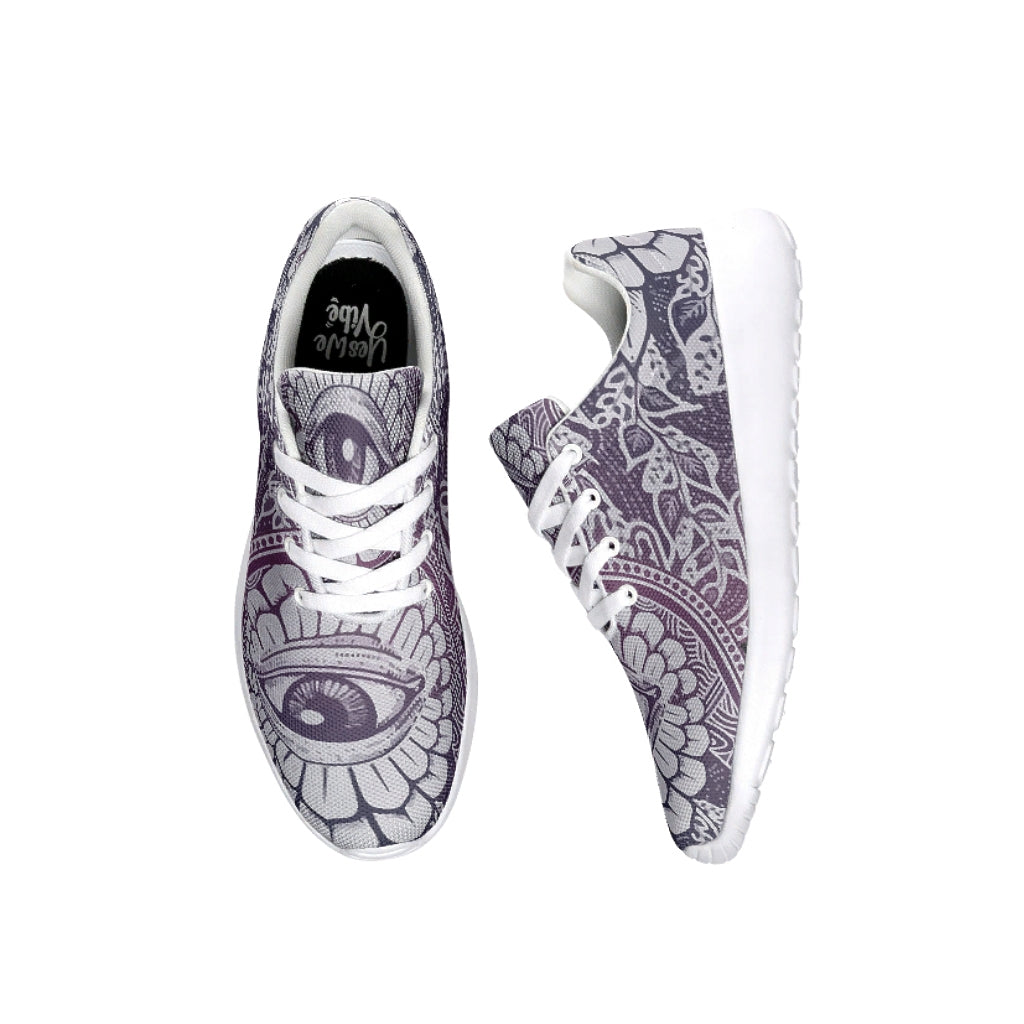 Hamsa Hand Yoga Big Eyes Classic Running Shoes