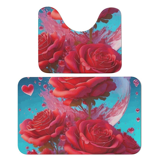 Coral Velvet Floor Mat Set of 2-19.7"x31.5"