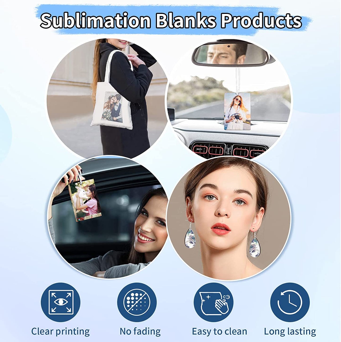 45PCS Sublimation Blank