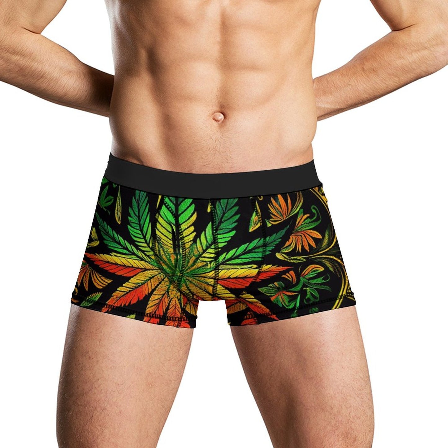 Colorful Flower Silk Men's Underwear