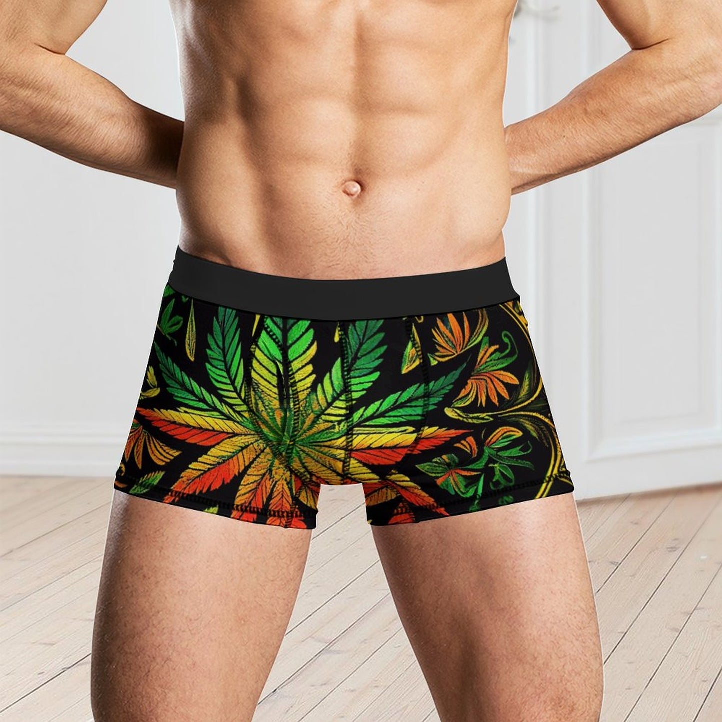 Colorful Flower Silk Men's Underwear