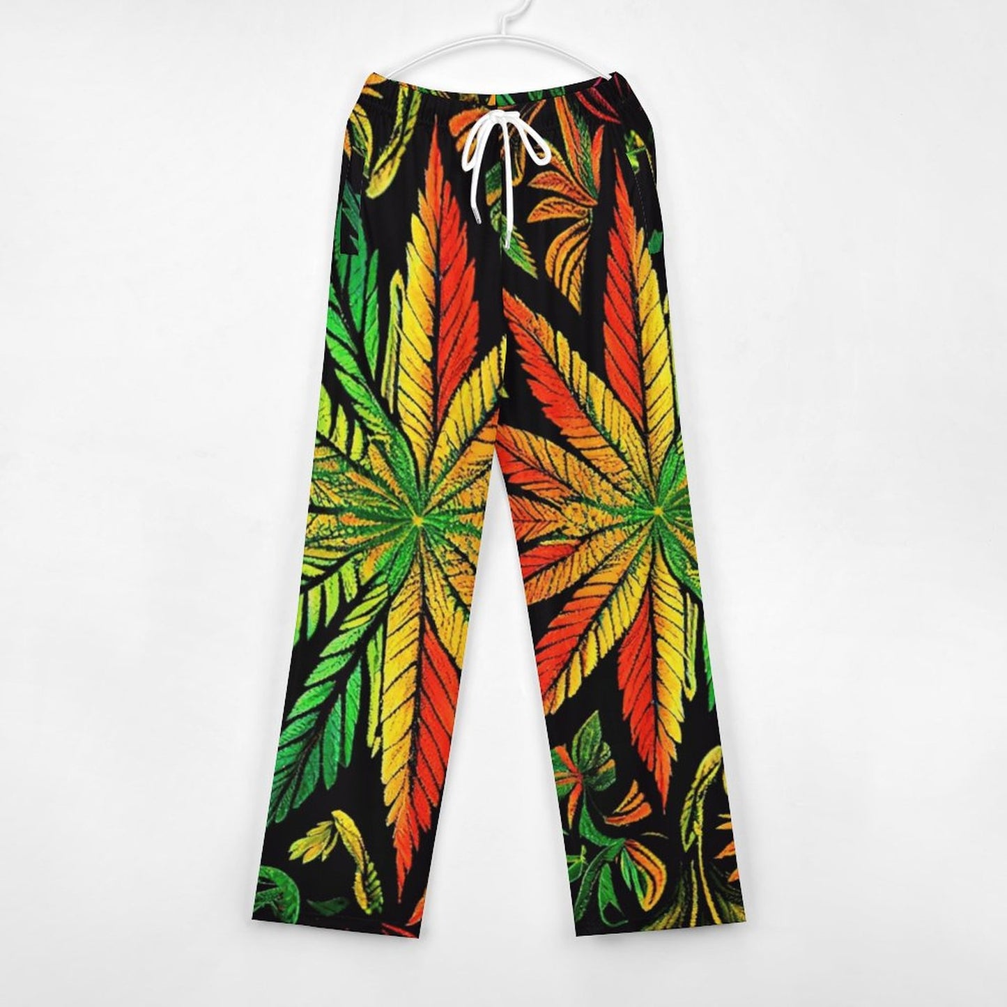 Colorful Flower Men's Home Pajamas Pants