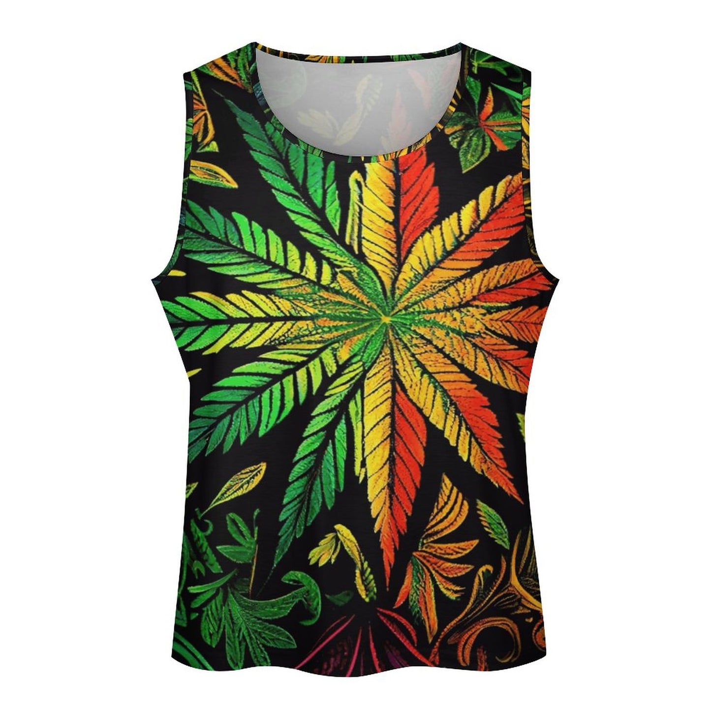 Colorful Flower Men's Next Level Tank Top