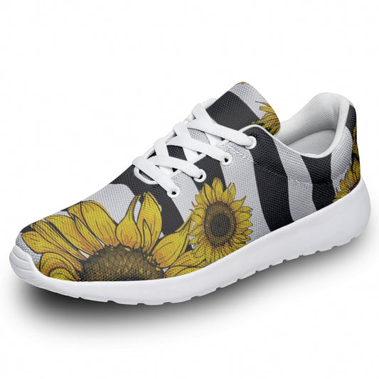 Sunflower Black White Tennis Sneakers