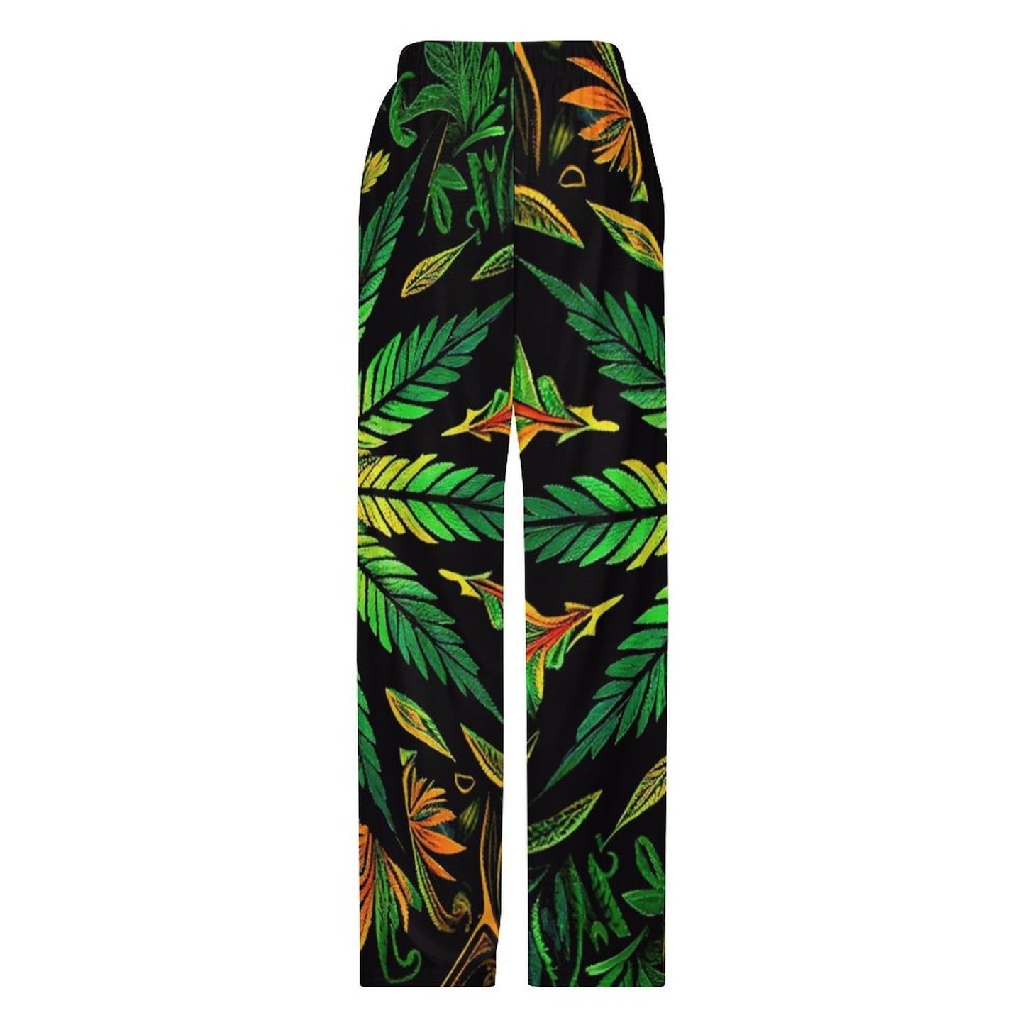 Colorful Flower Men's Home Pajamas Pants