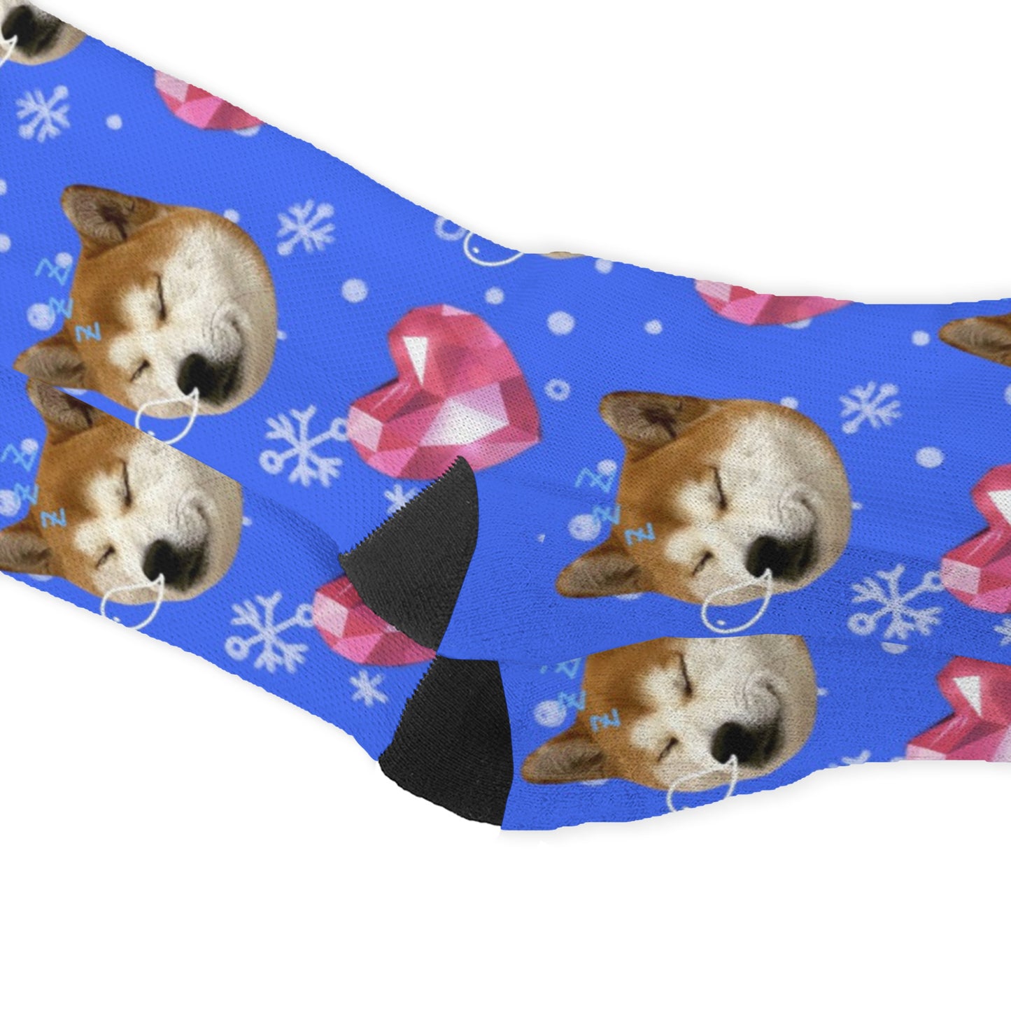 Pet Heart Face Socks