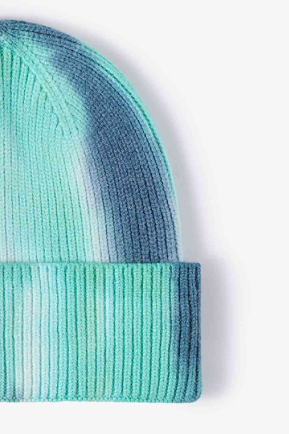 Tie-Dye Cuffed Knit Beanie