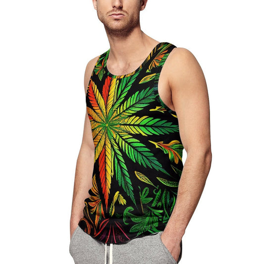 Colorful Flower Men's Printed Vest